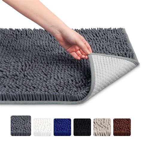 Soft Microfiber Shag Bathroom Rug $7.69 (2024)