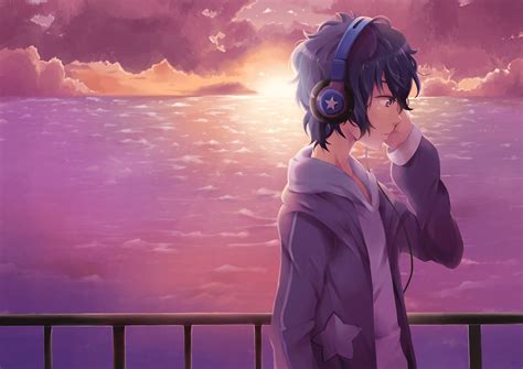 100+ Anime Boy With Headphones Wallpaper Hd - MyWeb