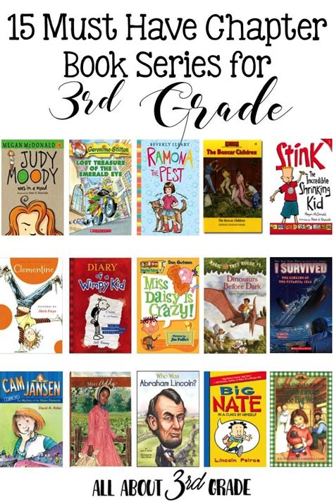 15 Must Have Chapter Book Series for 3rd Grade Students http://www ...