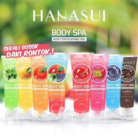 Jual Hanasui Body Spa Exfoliating Gel - Hanasui Scrub | Shopee Indonesia