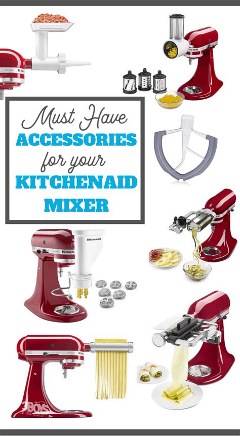 Must Have KitchenAid Accessories – 3 Boys and a Dog