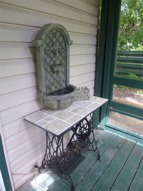 Westwood Cottage: Repurposed Treadle Sewing Machine