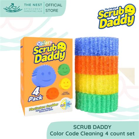 Scrub Daddy Colors - Color Code Cleaning 4 count set | Lazada PH