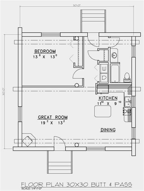 Our 30x30 plans package is much more than a single log home plan. You ...