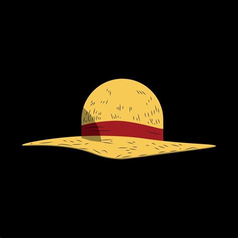 Luffy's Straw Hat. One Piece anime 19550590 Vector Art at Vecteezy