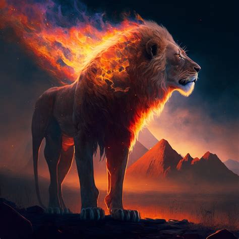 Lion, Roar, Digital Print, Digital Illustration, Epic, Wallpaper, King ...