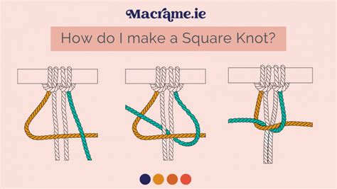 How do I make a Square Knot - Macrame.ie