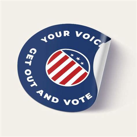 Voting Stickers - Print Voting Stickers Online | UPrinting