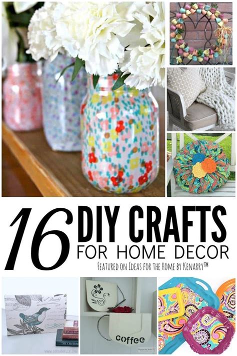 16 DIY Crafts For Home Decor - Refresh Your Home in Minutes | Pinterest ...