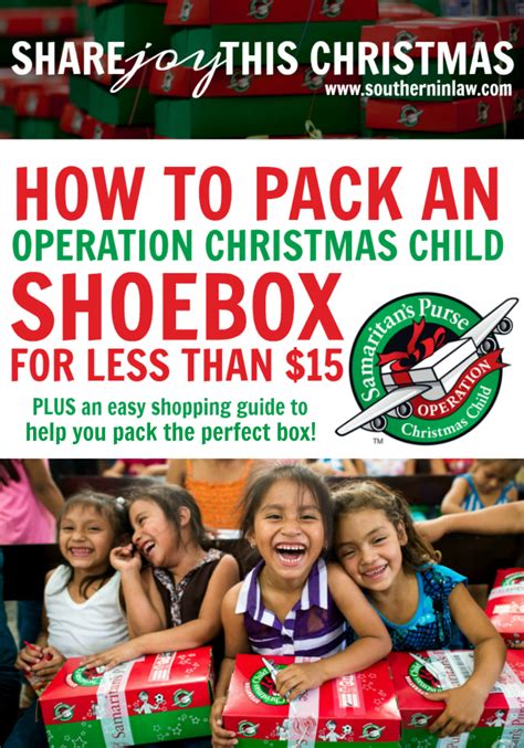 Southern In Law: How to Pack an Operation Christmas Child Shoebox for ...