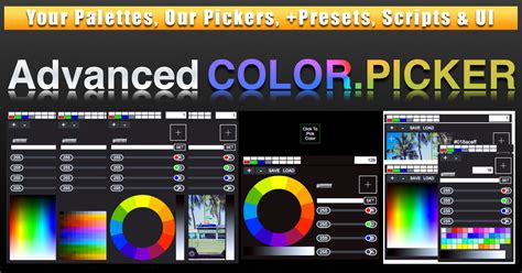 Advanced Color Picker | GUI Tools | Unity Asset Store