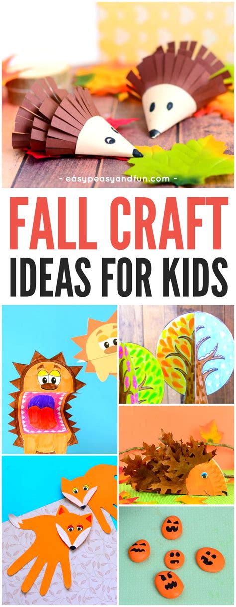 Fall Crafts For Kids - Art and Craft Ideas - Easy Peasy and Fun