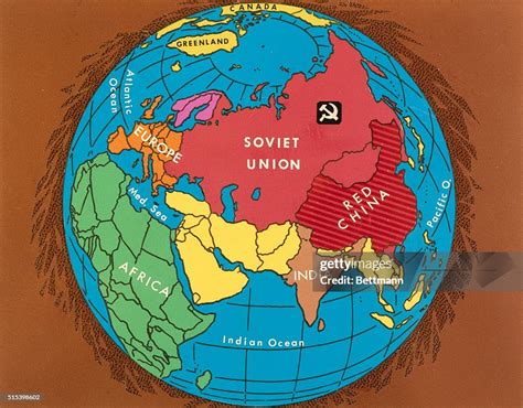 This map shows the Soviet Union and Red China, who resumed top level ...