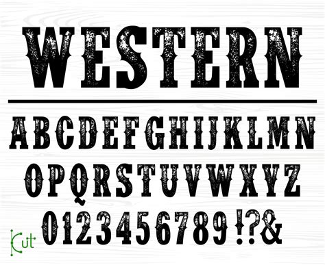 Western Font Wild West Font Old West Font Western Font Styles Cowboy ...