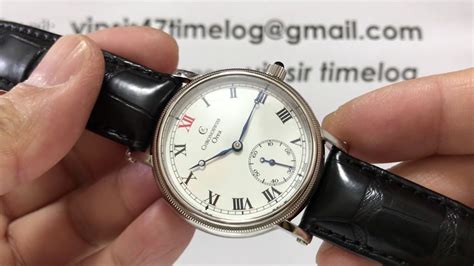 CHRONOSWISS OREA RED 12 enamel 36mm - YouTube