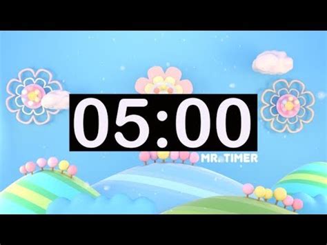 5 Minute Countdown Timer with Music For Kids! - YouTube