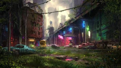 Post Apocalyptic City Live Wallpaper - MoeWalls