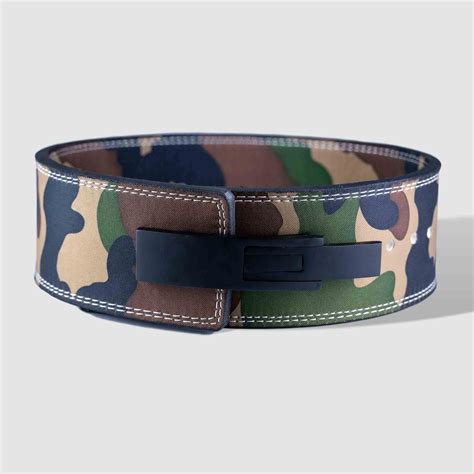 Strength Shop 13mm Lever Belt - IPF Approved - Camo - Powerlifting ...