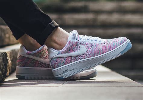 Nike Flyknit Air Force 1 Low Multicolor White - Sneaker Bar Detroit