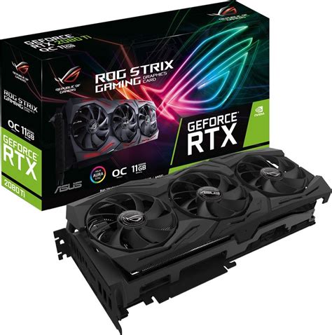 Asus ROG Strix GeForce RTX 2080 Ti OC edition 11GB GDDR6 Graphic Card ...