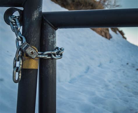 This means you! | A lock and chain secure a gate on the Bonn… | Flickr