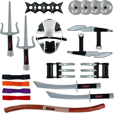 Amazon.com: Liberty Imports Deluxe Ninja Warrior Weapons Playset - Kids ...