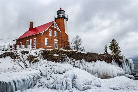 A Lighthouse Built on Old Lava | Eagle Harbor, Michigan — Alexis Dahl