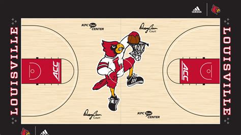 Louisville basketball's court at KFC Yum Center is getting a makeover