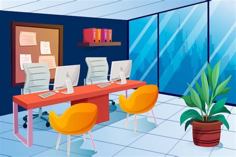 Cartoon Office Background Images - Free Download on Freepik