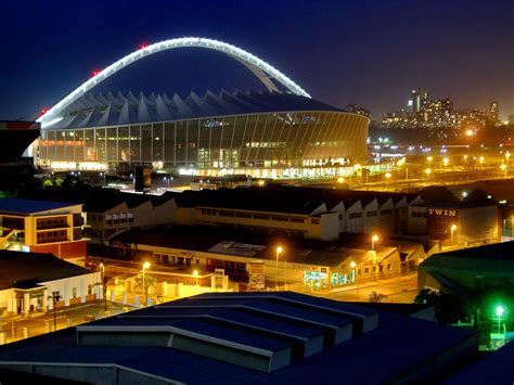 Moses Mabhida Stadium night | chothia | Flickr