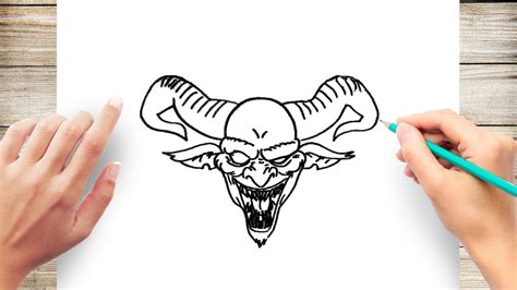 How To Draw A Demon Easy