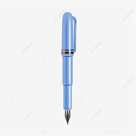 Blue Pens Clipart PNG Images, Blue Pen Cartoon Illustration, Blue Pen ...