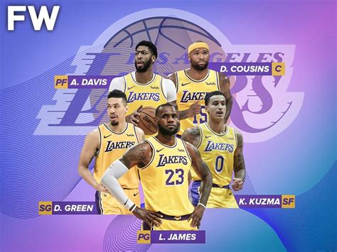 The 2019-20 Projected Starting Lineup For The Los Angeles Lakers ...