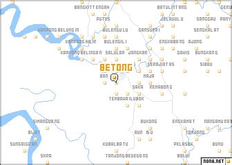 Betong (Malaysia) map - nona.net