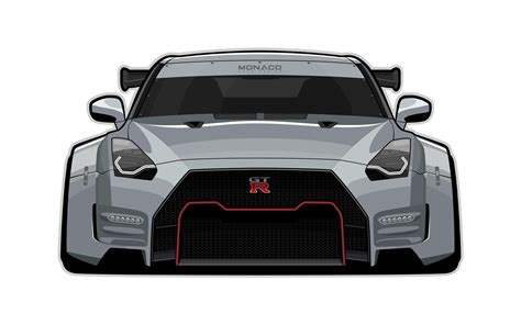 [VECTOR SERIES] Nissan GTR Widebody - Front by MonacoAutoDesign on ...