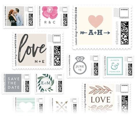 Postcard Stamps ($0.56 Cent Stamps) | Wedding Stamps