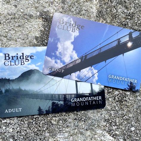 Bridge Club Annual Membership - Grandfather Mountain