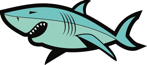 Great white shark Fish - vector shark png download - 2386*1068 - Free ...