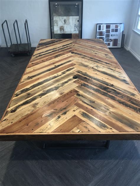 Custom Reclaimed Wood Conference Table by A.M.Abbott Designs ...