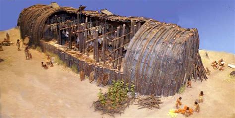 iroquois longhouse diorama anonoymous.jpg (742×375) | Native american ...