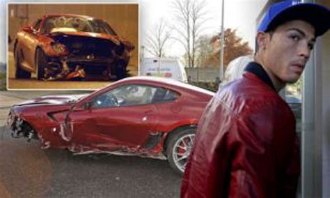 Ferrari 599 Crashed by Cristiano Ronaldo’s