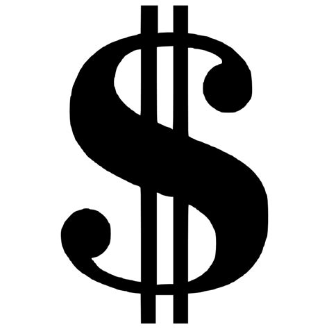 Black Dollar Sign | Free Download Clip Art | Free Clip Art | on ...