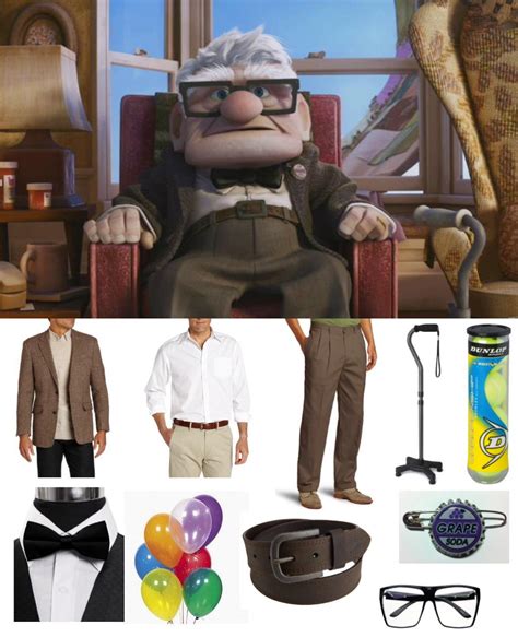 Carl Fredricksen Costume | Carbon Costume | DIY Dress-Up Guides for ...