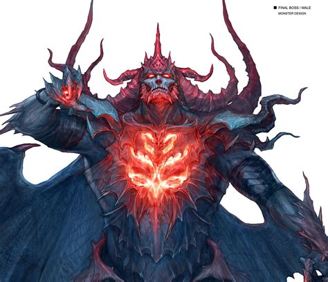 High demon, demon lord | Demon art, Dark creatures, Monster