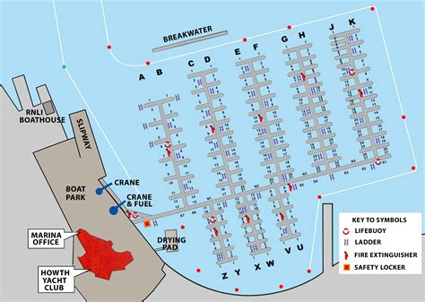 Marina Map and information - HYC.ie