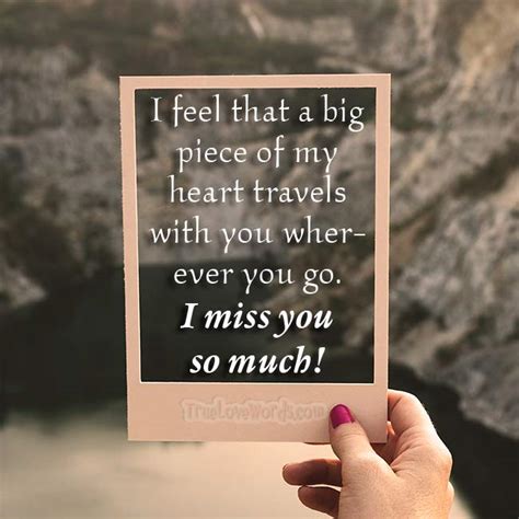 Romantic I Miss You Quotes and Messages - I Miss You So Much!