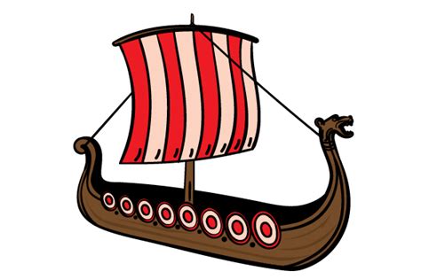 Download Cartoon Viking Ship SVG File - Creativity Icons – Free Vector ...