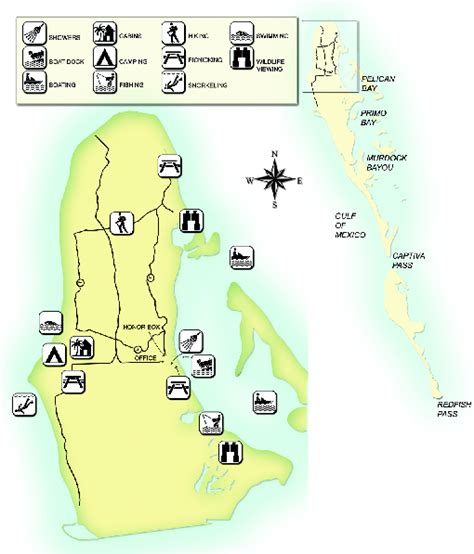 Cayo Costa State Park Map - Boca Grande Florida • mappery