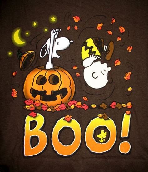 Snoopy and Charlie Brown #Boo #Halloween #Peanuts | Peanuts Halloween ...