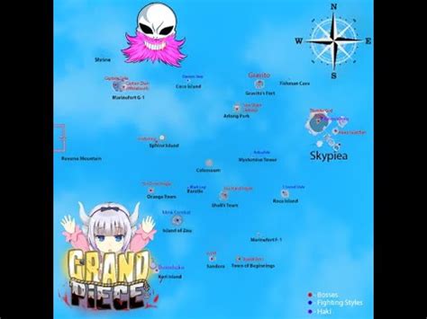 MAP GPO SEA1 / GRAND PIECE ONLINE MAP SEA1 - YouTube